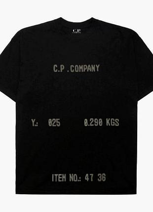 Футболка loys c.p company с.п. компані чорна нова якісна футболка loys з 100% бавовни xs