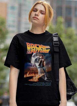 Футболка loys back to the future (poster) черный m