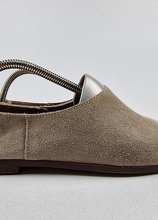 Женские балетки из натуральной замши zara