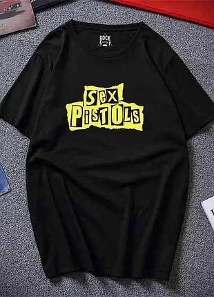 Чорна футболка loys sex pistols футболки секс пістолс унісекс xxl