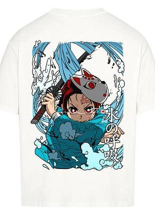 Повсякденна футболка loys з принтом demon slayer x tanjiro xs