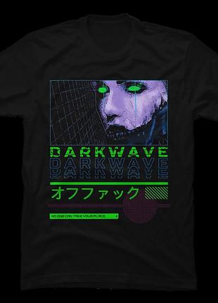 Повсякденна футболка loys з принтом darkwave cyberpunk gothic xs