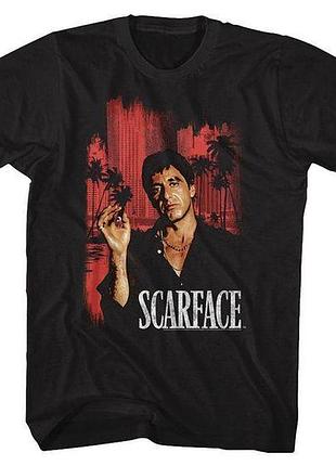 Футболка черная loys фильмы scarface red cityscape xxl