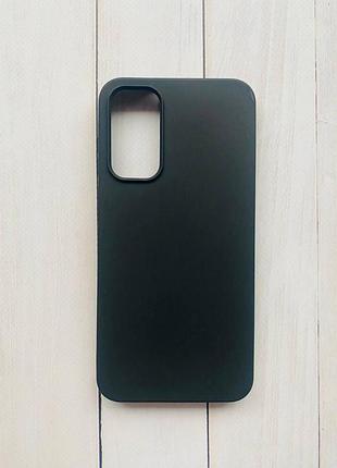 Силиконовый матовый чехол на samsung galaxy a15 (a155) / m15 черный