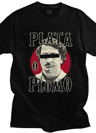 Футболка-черная loys plata o plomo man xxl