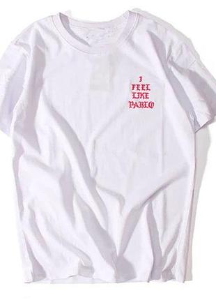 Футболка біла kanye west t.l.o.p t-shirt xl