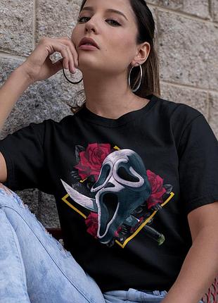 Футболка loys scream (roses) черный xs