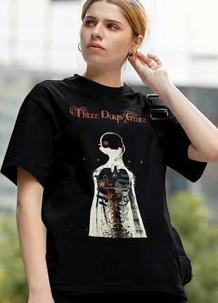 Футболка loys three days grace (human) черный xs