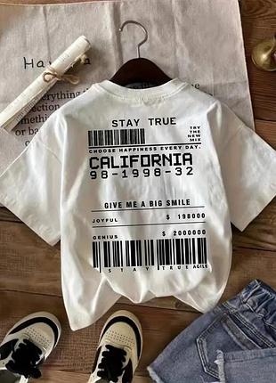 Женская футболка loys с графическим принтом california l