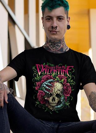 Футболка loys унисекс bullet for my valentine (scull) черный s