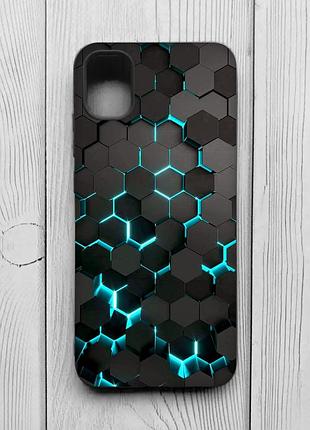 Матовий чохол з чорними боками на samsung galaxy a04e/a042 :: соти 3d (принт 357)
