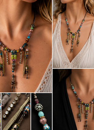 Колье bibi bijoux богемная бижутерия