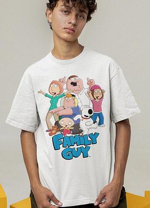 Футболка loys унисекс family guy (dancing family wht) белый xs