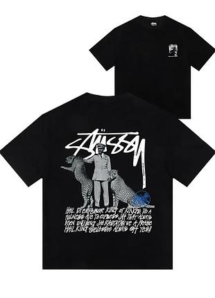 Футболка loys stussy стусі бавовняна з принтом у2к art.016 m