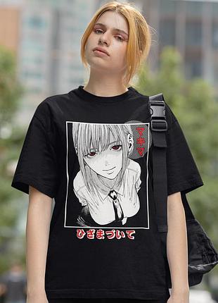 Футболка loys chainsaw man (makima) черный xs