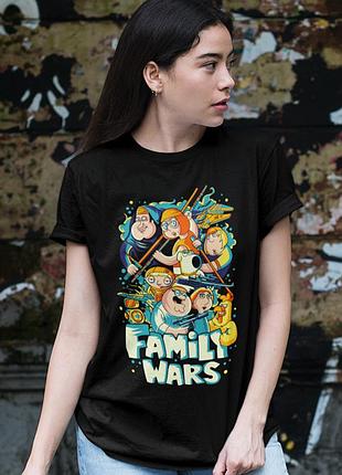 Футболка loys family guy (family wars) черный xs