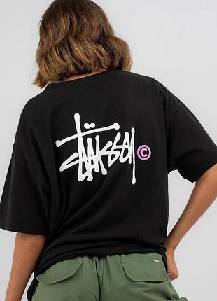 Футболка loys stussy logo лого стусі xxl