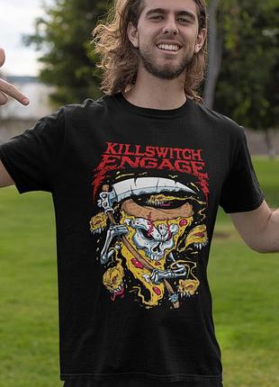 Футболка loys унисекс killswitch engage (pizza slice grim reaper) черный xs