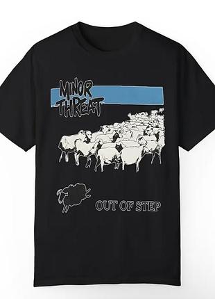Футболка loys з графічним принтом minor threat out of step xs