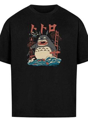 Футболка loys з принтом y2k my neighbor totoro x big xs