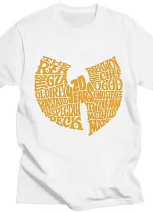 Футболка белая loys музыка wu tang clan xxl