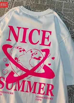 Жіноча футболка loys з принтом nice summer s