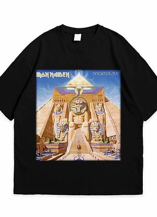 Футболка loys з принтом iron maiden powerslave чорний xs