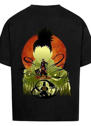 Футболка loys з принтом y2k shikamaru vs hidan xs