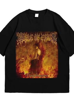 Футболка loys з принтом cradle of filth nymphetamine чорний xs