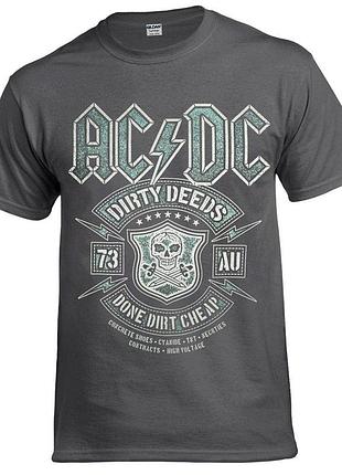 Футболка loys ac/dc dirty deeds графитовый m