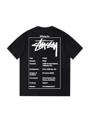Футболка loys stussy стусси черная новая качественная футболка loys из 100% хлопка l