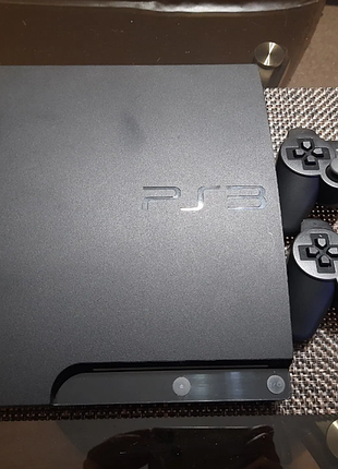 Ps3 slim 320gb +30игр gta 5, san andreas/fifa 19/mortal/tekken/metro