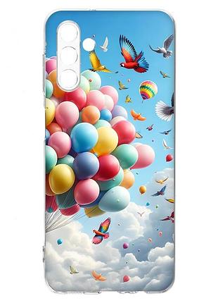 Чехол на samsung a04s/a13 5g :: воздушные шарики (принт 365)