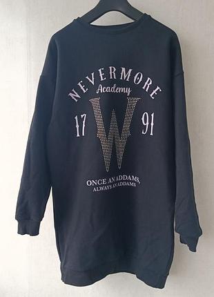 Свитшот tesco wednesday nevermore academy на 13-14 лет рост 164 см
