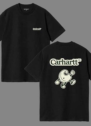 Футболка loys carhartt кархарт чорна 100% бавовна дуже гарна якість l