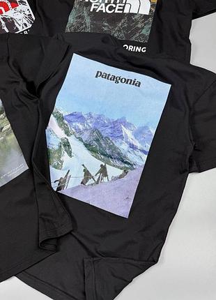 Футболка loys patagonia патагонія чорна новий якісний 100% бавовна xs