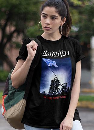 Футболка loys status quo (in the army now) чорний xs
