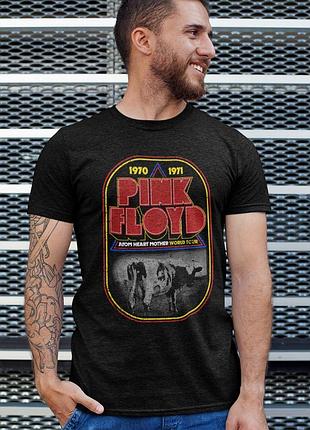 Футболка loys унисекс pink floyd (atom heart mother world tour) черный xs