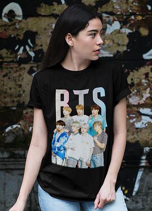 Футболка loys bts (band poster) черный xs