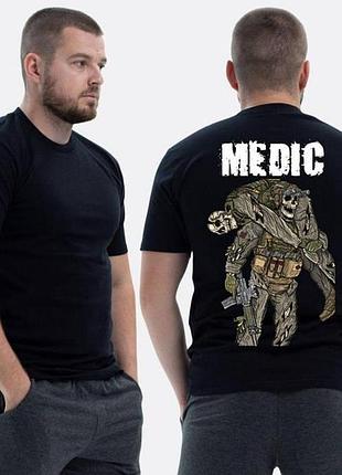 Футболка loys зсу з принтом medic військовий медик скелет xxl