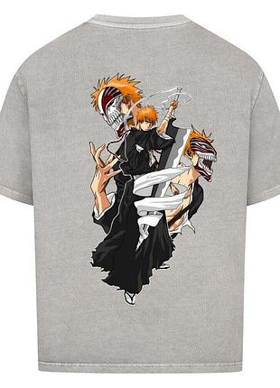 Футболка серая loys bleach x ichigo