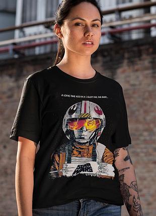 Футболка loys star wars (a long time ago in a galaxy far far away) черный xl