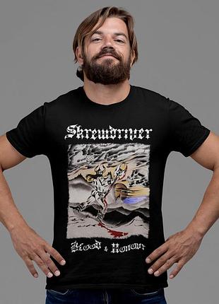 Футболка loys унісекс skrewdriver (blood and honor) чорний xl