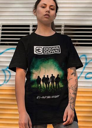 Футболка loys three doors down (us and the night) черный xxl