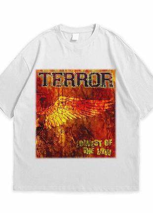 Футболка loys с принтом terror lowest of the low белый xs