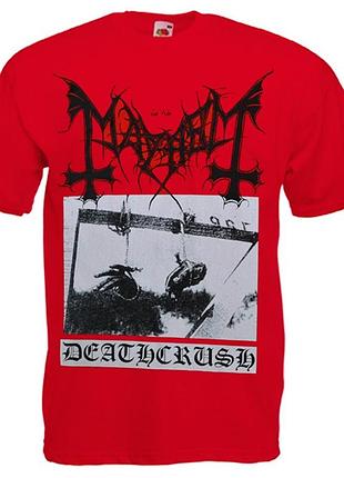 Футболка loys mayhem deathcrush красный xs