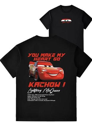 Футболка loys хлопковая с принтом mcqueen y2k art.004 xs