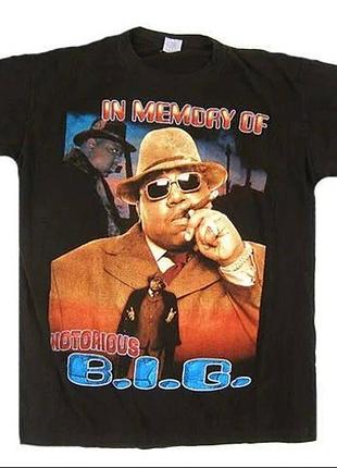 Повсякденна футболка loys notorious big vintage t-shirt biggie smalls xs
