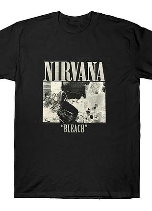 Футболка loys с принтом рок nirvana white bleach l