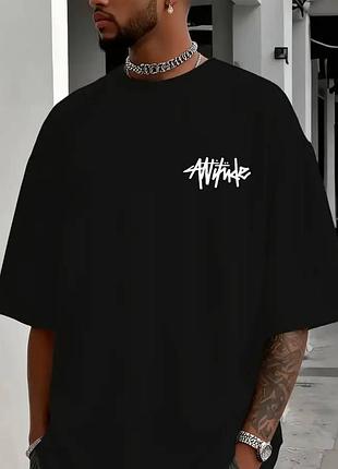 Cтильна оверсайз футболка loys з принтом stussy xs